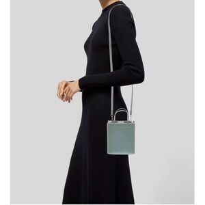 COACH Leather Mini Cashin Tote- Sage